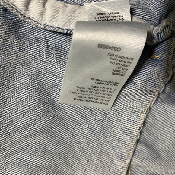 We The Free Distressed Denim Jacket XL - Picture 6 of 9